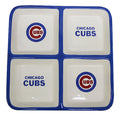 4 Section Square Tray | Chicago Cubs