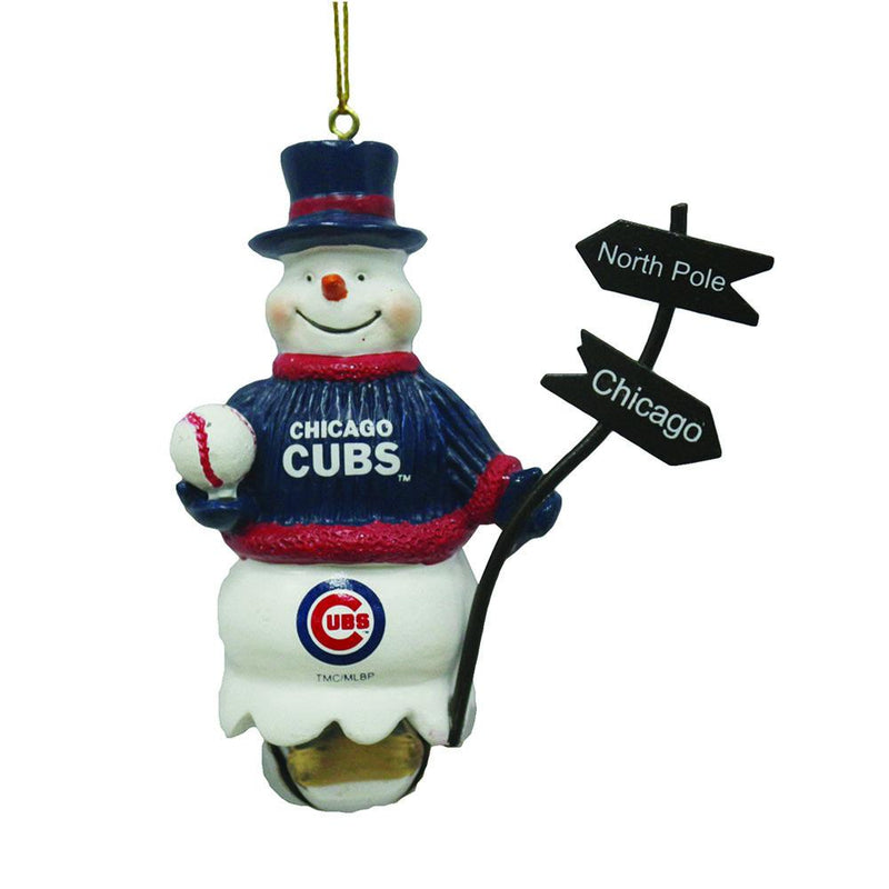 Snowman Sign Bell Ornament | Chicago Cubs
CCU, Chicago Cubs, MLB, OldProduct
The Memory Company