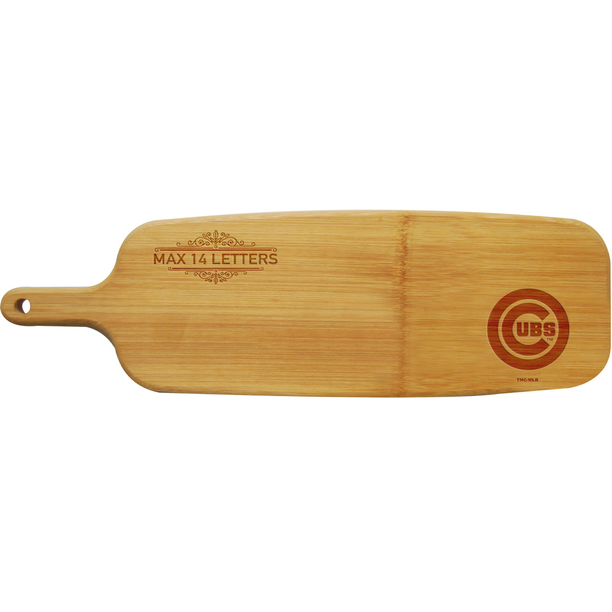 Personalized Bamboo Paddle Cutting & Serving Board | Chicago Cubs
CCU, Chicago Cubs, CurrentProduct, Home&Office_category_All, Home&Office_category_Kitchen, MLB, Personalized_Personalized
The Memory Company