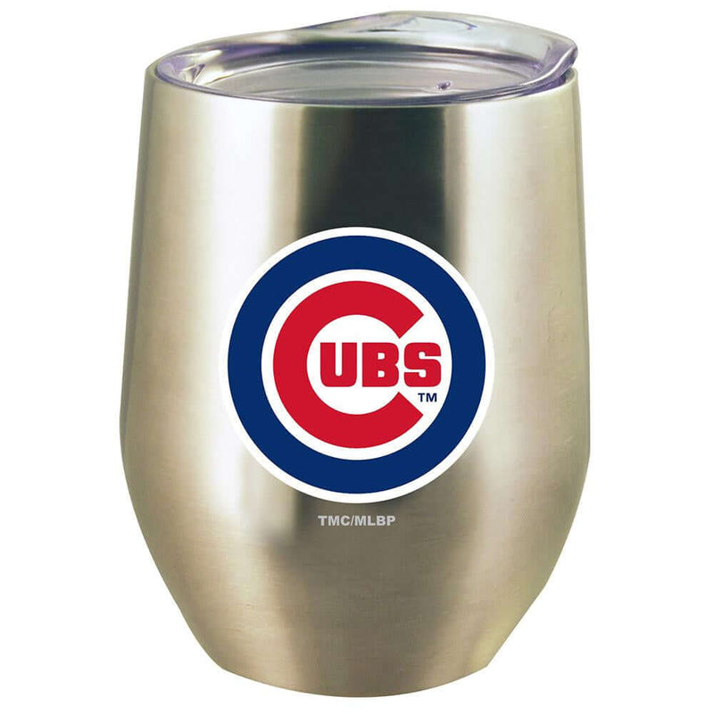 12oz Stainless Steel Stemless Tumbler w/Lid | Chicago Cubs CCU, Chicago Cubs, CurrentProduct, Drinkware_category_All, MLB 888966599499 $21.99