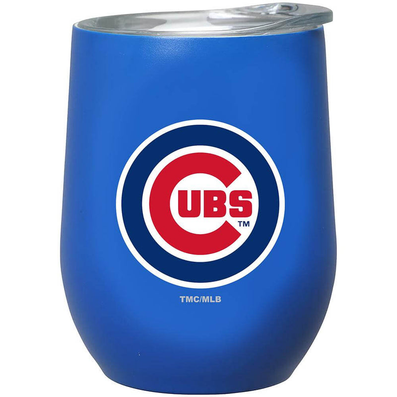 12oz Matte Stainless Steel Stemless Tumbler | Cubs CCU, Chicago Cubs, CurrentProduct, Drinkware_category_All, MLB 194207377031 $32.99