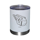 12oz White Stainless Steel Etched lowball Tumbler | Cleveland Guardians CGU, Cleveland Guardians, CurrentProduct, Drinkware_category_All, MLB  $27.49
