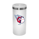 12oz White Slim Can Holder | Cleveland Guardians