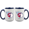 15oz Inner Color Ceramic Mug | Cleveland Guardians CGU, Cleveland Guardians, CurrentProduct, Drinkware_category_All, MLB  $17.99