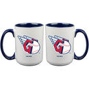 15oz Inner Color Ceramic Mug | Cleveland Guardians CGU, Cleveland Guardians, CurrentProduct, Drinkware_category_All, MLB  $17.99