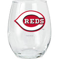 15oz Stemless Glass Tumbler | Cincinnati Reds