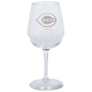 12.75oz Stemmed Wine Glass | Cincinnati Reds Cincinnati Reds, CRE, CurrentProduct, Drinkware_category_All, MLB 194207629437 $13.99