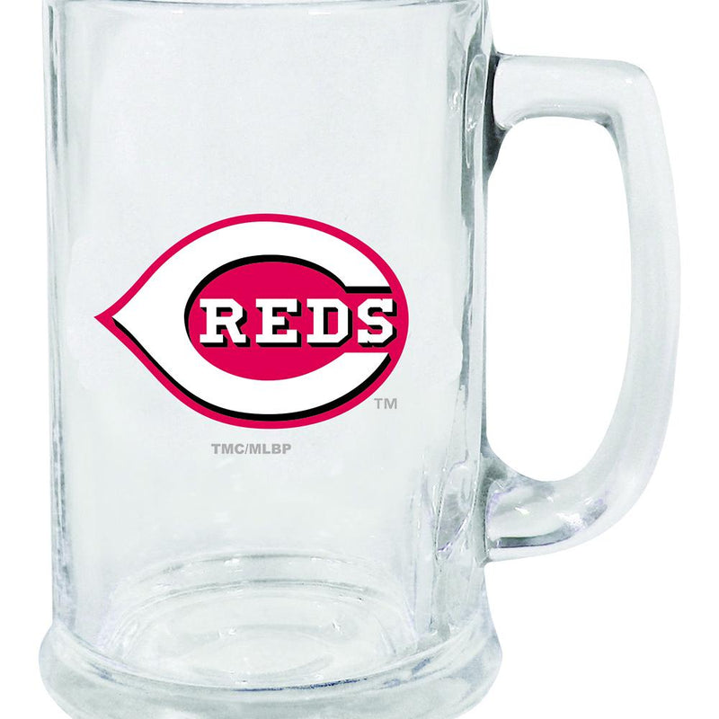 15oz Decal Glass Stein | Cincinnati Reds Cincinnati Reds, CRE, MLB, OldProduct 888966780873 $13