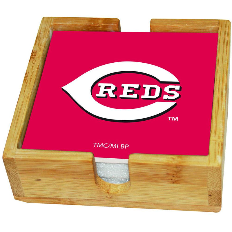 Square Coaster w/Caddy | REDS
Cincinnati Reds, CRE, MLB, OldProduct
The Memory Company