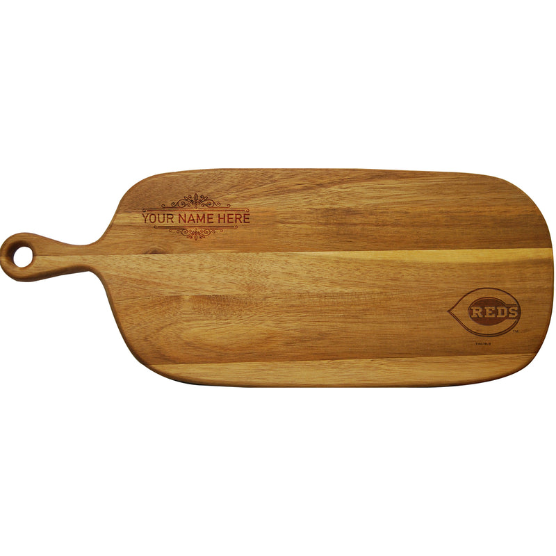 Personalized Acacia Paddle Cutting & Serving Board | Cincinnati Reds
Cincinnati Reds, CRE, CurrentProduct, Home&Office_category_All, Home&Office_category_Kitchen, MLB, Personalized_Personalized
The Memory Company