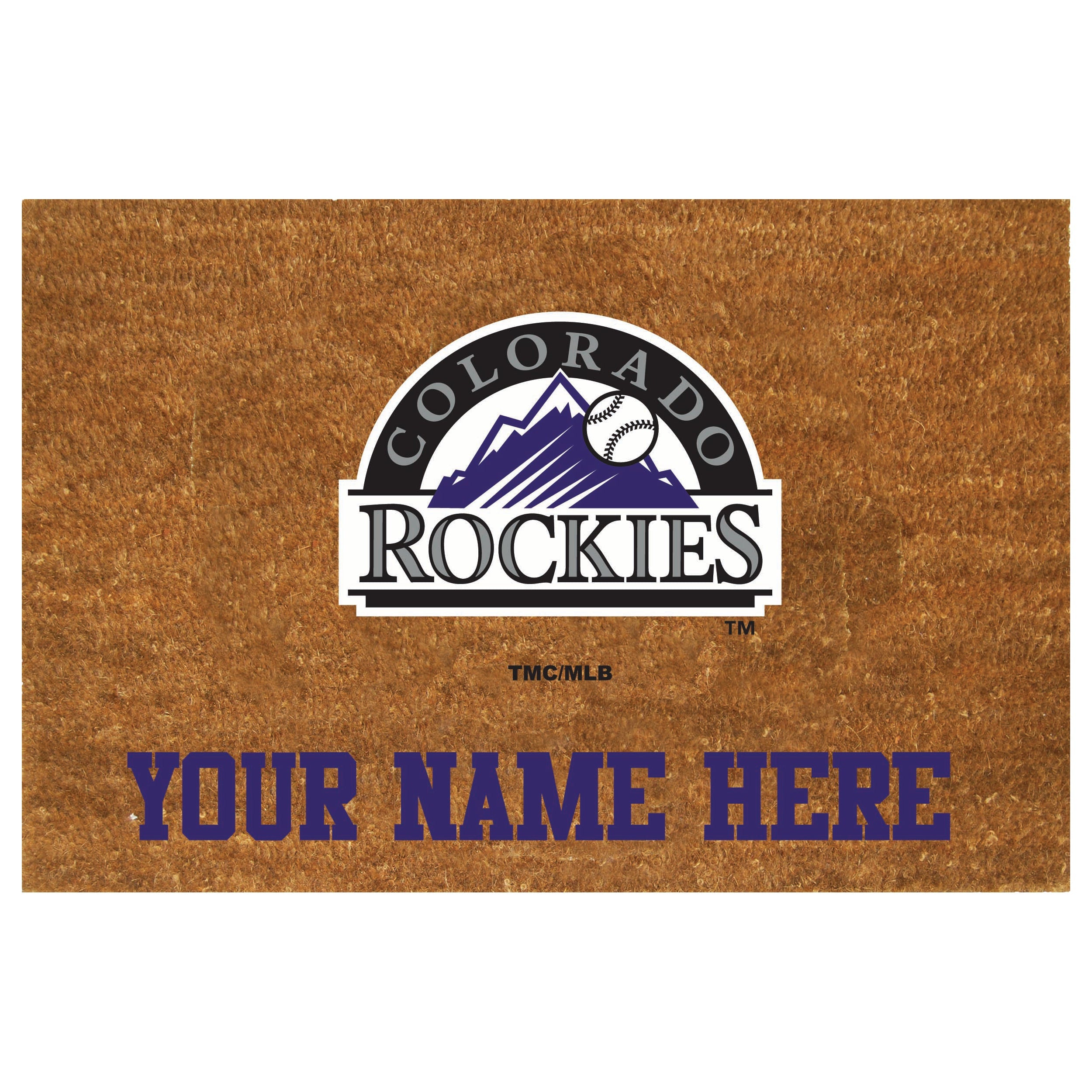 Personalized Doormat | Colorado Rockies