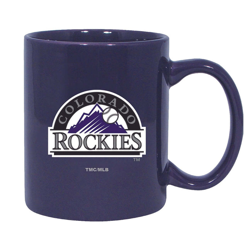 11oz Colored Ceramic Mug | Colorado Rockies Colorado Rockies, CRK, MLB, OldProduct 888966842953 $10
