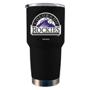 30oz Black Stainless Steel Tumbler | Colorado Rockies