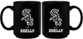15oz Black Personalized Ceramic Mug | Chicago White Sox Chicago White Sox, CurrentProduct, CWS, Drinkware_category_All, Engraved, MLB, Personalized_Personalized 194207502228 $21.86