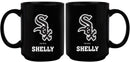 15oz Black Personalized Ceramic Mug | Chicago White Sox Chicago White Sox, CurrentProduct, CWS, Drinkware_category_All, Engraved, MLB, Personalized_Personalized 194207502228 $21.86