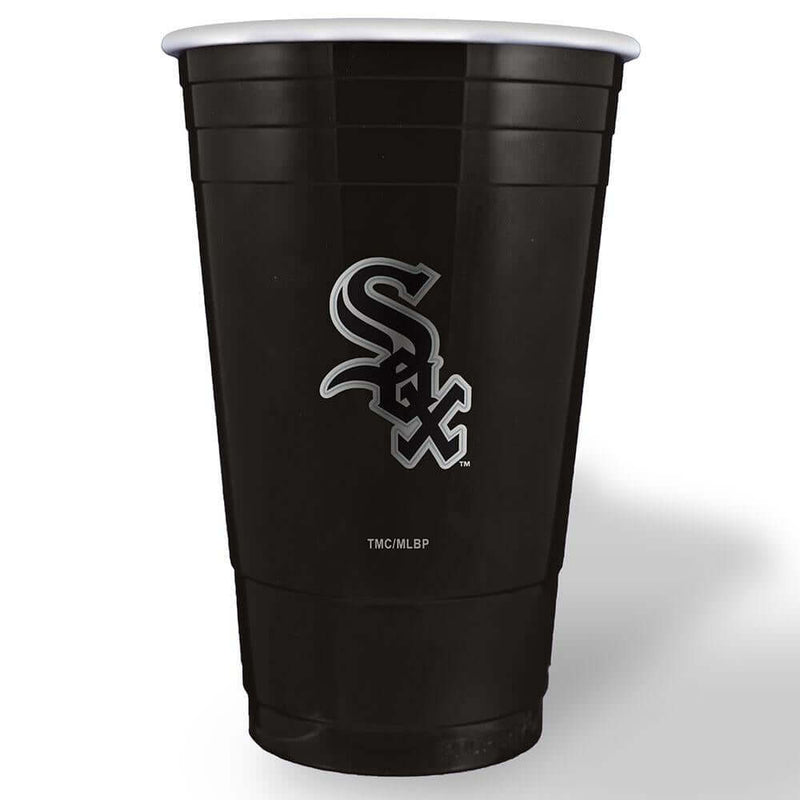 11oz Black Plastic Cup | Chicago White Sox Chicago White Sox, CWS, MLB, OldProduct 687746970769 $10