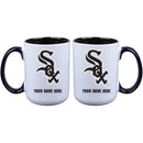 15oz Inner Color Personalized Ceramic Mug | Chicago White Sox 2790PER, Chicago White Sox, CurrentProduct, CWS, Drinkware_category_All, MLB, Personalized_Personalized  $27.99