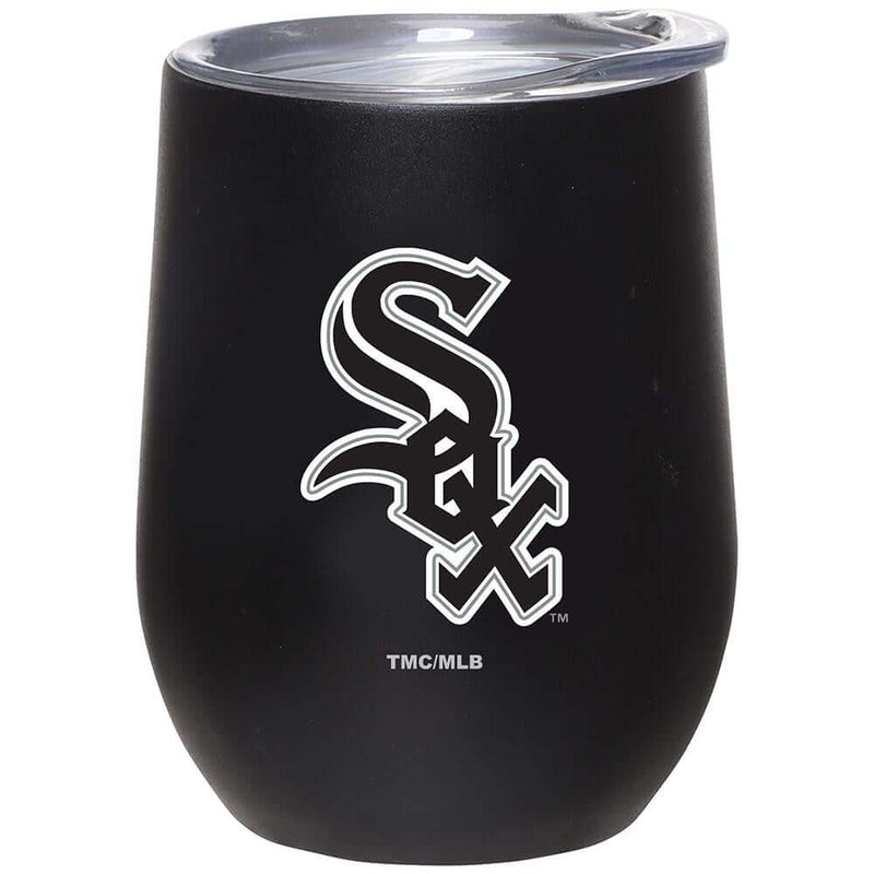12oz Matte Stainless Steel Stemless Tumbler | White Sox Chicago White Sox, CurrentProduct, CWS, Drinkware_category_All, MLB 194207377079 $32.99