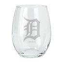 15oz Etched Stemless Tumbler | Detroit Tigers CurrentProduct, Detroit Tigers, Drinkware_category_All, DTI, MLB 194207265604 $12.49