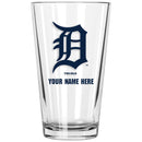 17oz Personalized Pint Glass | Detroit Tigers