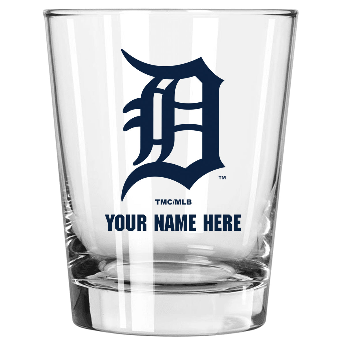 15oz Personalized Stemless Glass | Detroit Tigers