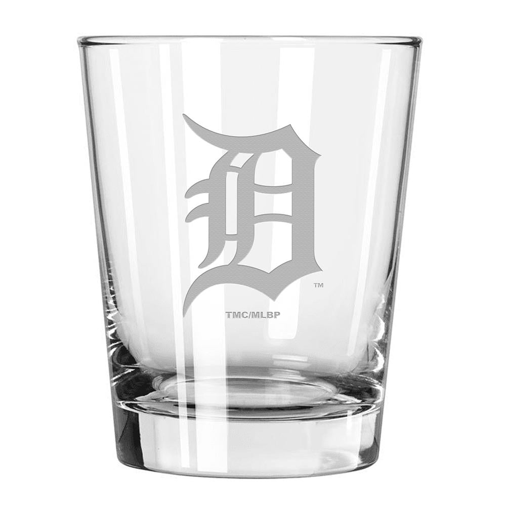 15oz Double Old Fashion Etched Glass | Detroit Tigers CurrentProduct, Detroit Tigers, Drinkware_category_All, DTI, MLB 194207262672 $13.49
