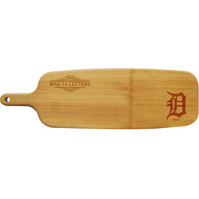 Personalized Bamboo Paddle Cutting & Serving Board | Detroit Tigers
CurrentProduct, Detroit Tigers, DTI, Home&Office_category_All, Home&Office_category_Kitchen, MLB, Personalized_Personalized
The Memory Company