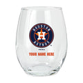 15oz Personalized Stemless Glass | Houston Astros