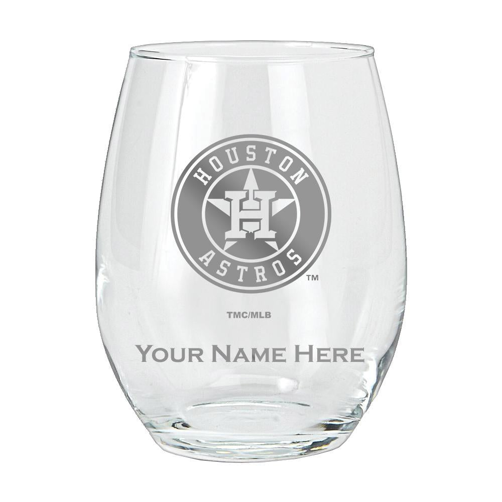 15oz Personalized Stemless Glass Tumbler  | Houston Astros
CurrentProduct, Custom Drinkware, Drinkware_category_All, Gift Ideas, HAS, Houston Astros, MLB, Personalization, Personalized_Personalized
The Memory Company