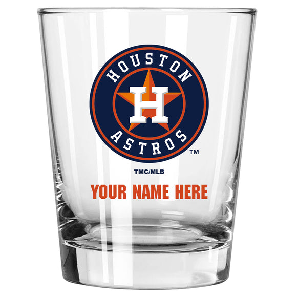 15oz Personalized Stemless Glass | Houston Astros