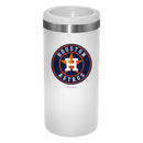 12oz White Slim Can Holder | Houston Astros
