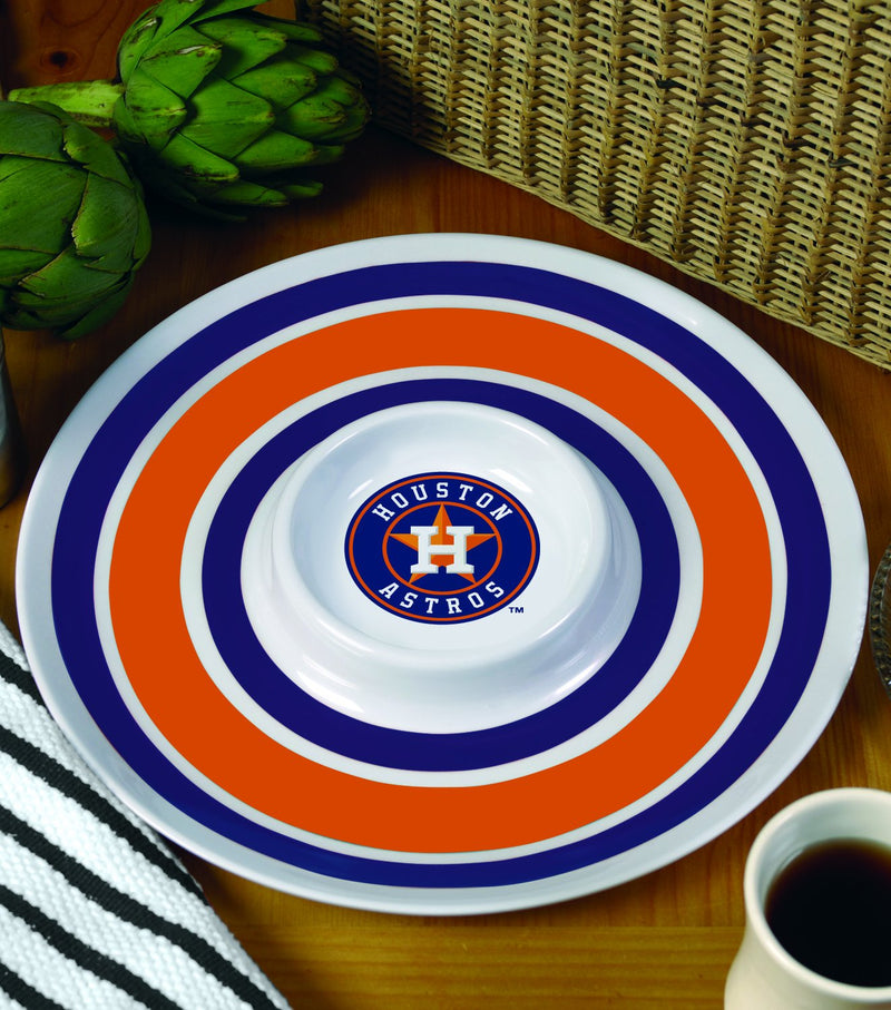 14 Inch Melamine Chip and Dip | Houston Astros HAS, Houston Astros, MLB, OldProduct 687746447773 $16