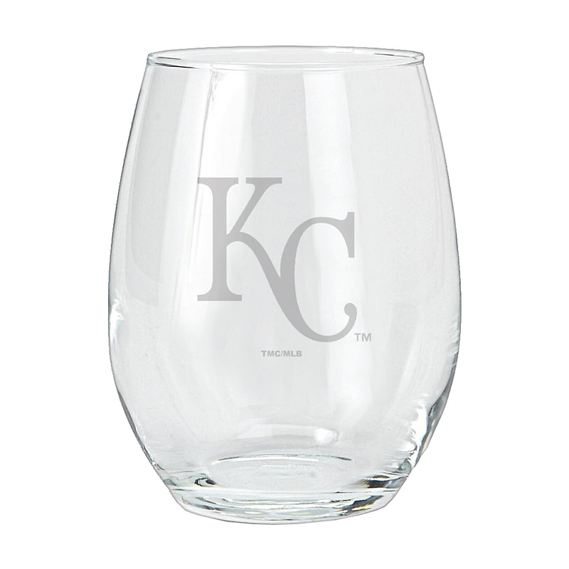 15oz Etched Stemless Tumbler | Kansas City Royals CurrentProduct, Drinkware_category_All, Kansas City Royals, KCR, MLB 194207265628 $12.49