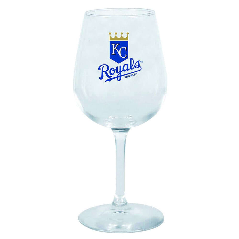 12.75oz Stem Dec Wine Glass | Kansas City Royals Holiday_category_All, Kansas City Royals, KCR, MLB, OldProduct 888966057043 $12
