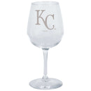12.75oz Stemmed Wine Glass | Kansas City Royals CurrentProduct, Drinkware_category_All, Kansas City Royals, KCR, MLB 194207629482 $13.99