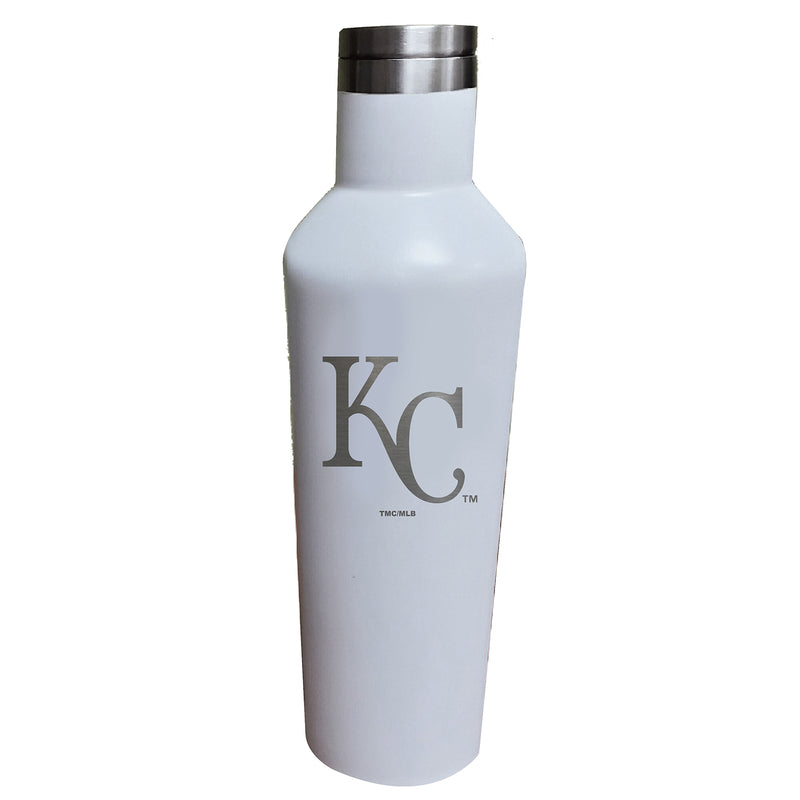 17oz White Etched Infinity Bottle | Kansas City Royals
