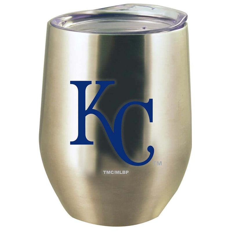 12oz Stainless Steel Stemless Tumbler w/Lid | Kansas City Royals CurrentProduct, Drinkware_category_All, Kansas City Royals, KCR, MLB 888966067011 $21.99