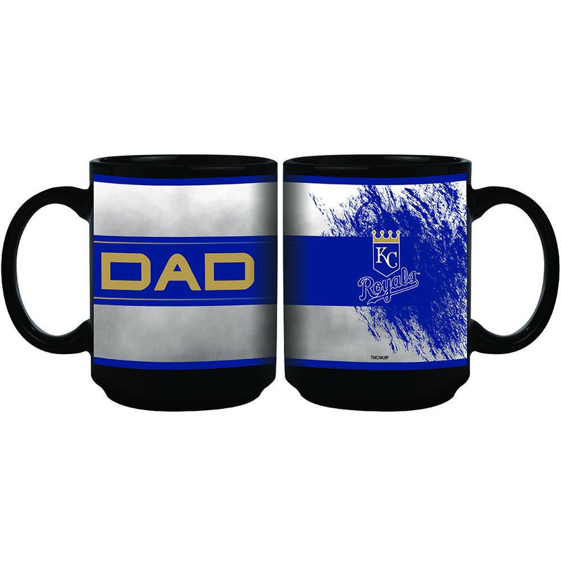 15oz Black Dad Mug | Kansas City Royals Kansas City Royals, KCR, MLB, OldProduct 888966287464 $13