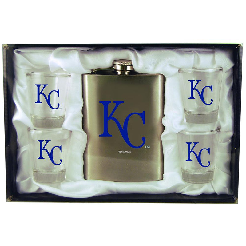8oz Stainless Steel Flask w/4 Cups | Kansas City Royals
CurrentProduct, Drinkware_category_All, Home&Office_category_All, Kansas City Royals, KCR, MLBHome&Office_category_Gift-Sets
The Memory Company