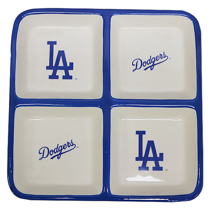 4 Section Square Tray | Los Angeles Dodgers