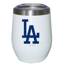 12oz White Stainless Steel Stemless Tumbler | Los Angeles Dodgers CurrentProduct, Drinkware_category_All, LAD, Los Angeles Dodgers, MLB 194207625088 $27.49
