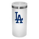 12oz White Slim Can Holder | Los Angeles Dodgers