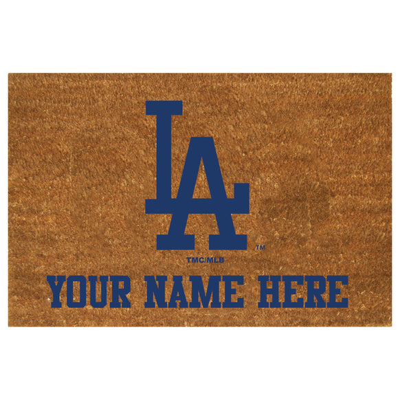 Personalized Doormat | Los Angeles Dodgers