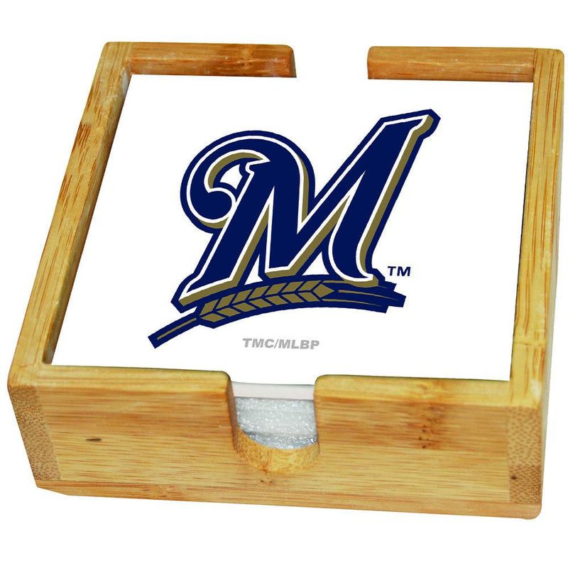 Team Logo Square Coaster Set | Milwaukee Brewers
CurrentProduct, Home&Office_category_All, MBR, Milwaukee Brewers, MLB
The Memory Company