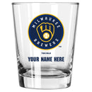 15oz Personalized Stemless Glass | Milwaukee Brewers
