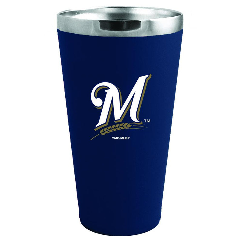 16oz Matte Finish SS Pint  BREWERS
CurrentProduct, Drinkware_category_All, MBR, Milwaukee Brewers, MLB
The Memory Company