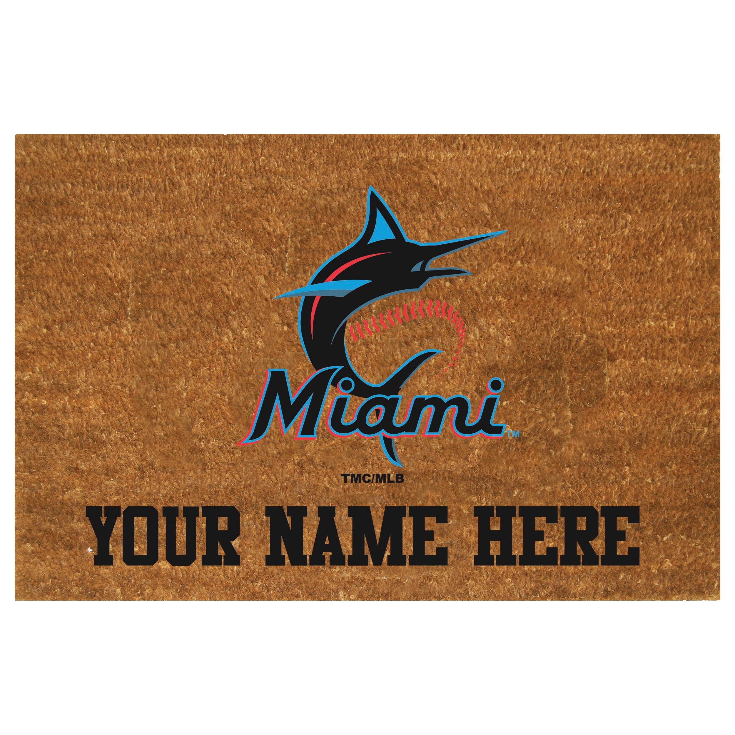 Personalized Doormat | Miami Marlins