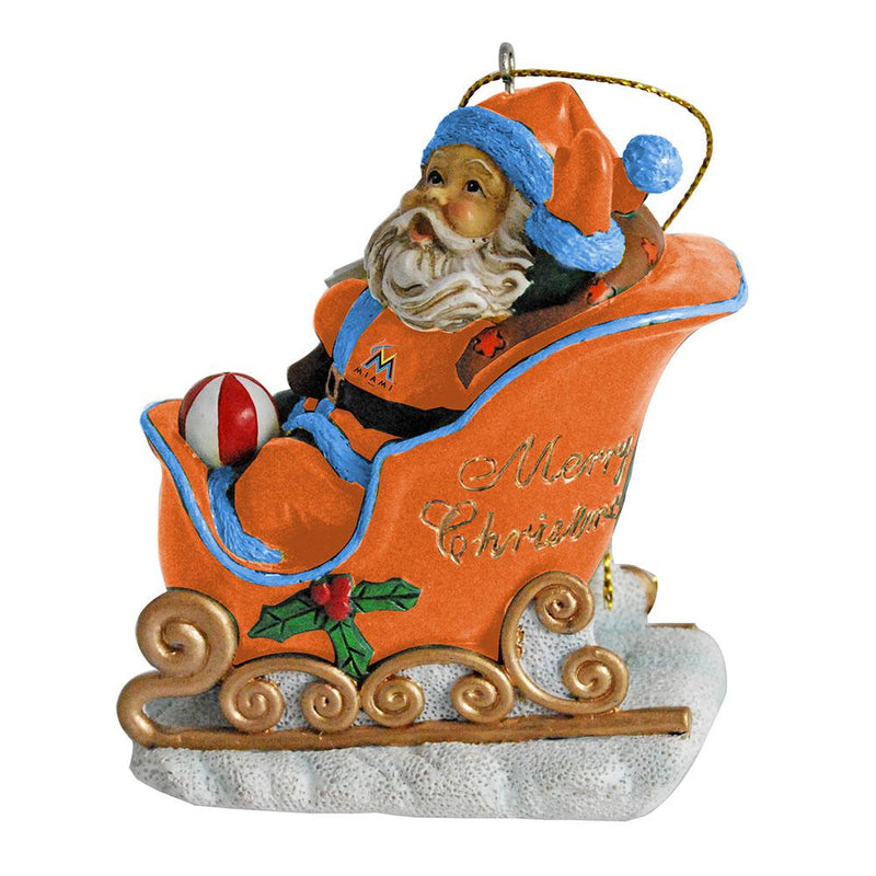 Santa Sleigh Ornament - Miami Marlins
Holiday_category_All, MLB, MMA, OldProduct
The Memory Company