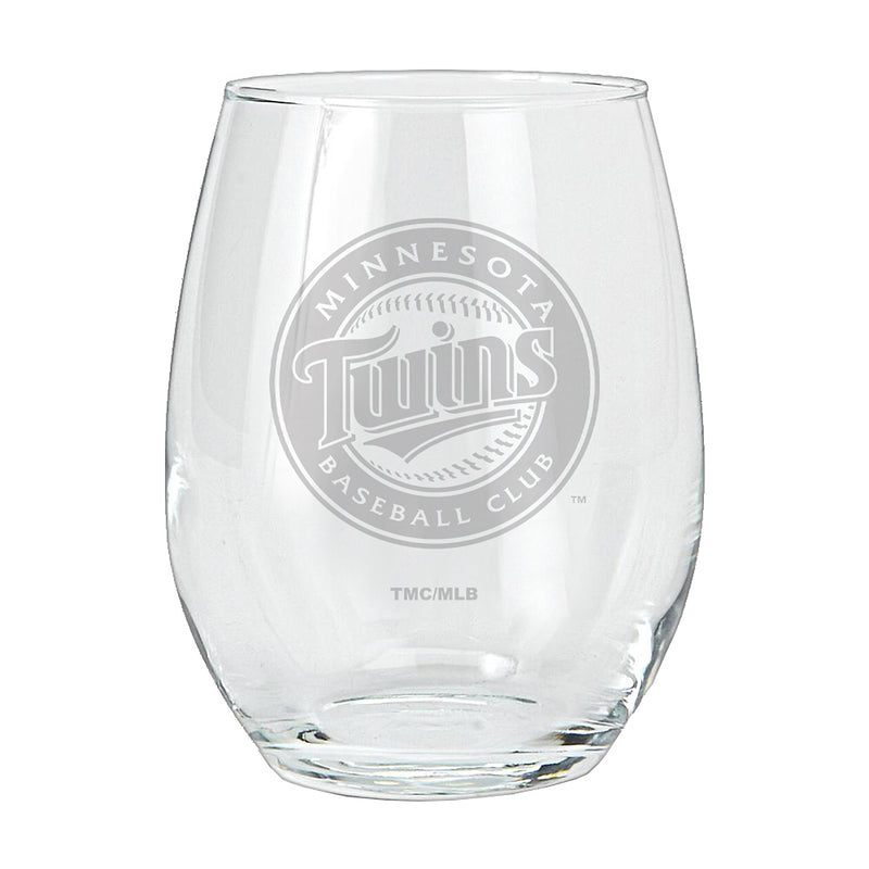 15oz Etched Stemless Tumbler | Minnesota Twins CurrentProduct, Drinkware_category_All, Minnesota Twins, MLB, MTW 194207265666 $12.49