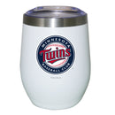 12oz White Stainless Steel Stemless Tumbler | Minnesota Twins CurrentProduct, Drinkware_category_All, Minnesota Twins, MLB, MTW 194207625118 $27.49